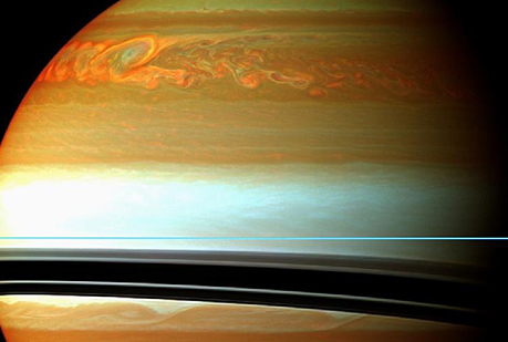 Una tormenta de 200 días en Saturno