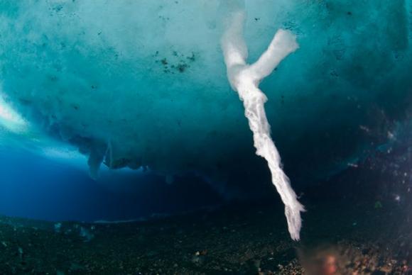 El brazo de hielo de la muerte filmado en la Antártida por primera vez