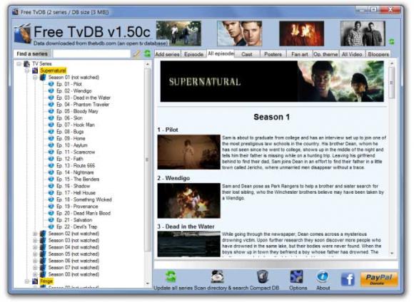 Organiza todas tus series de televisión con TvDB