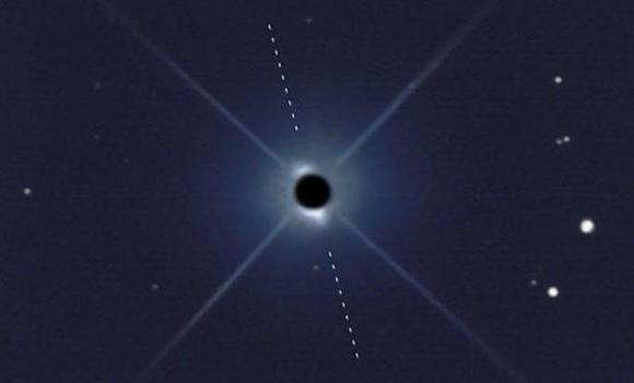 La primera imagen amateur de otro sistema solar