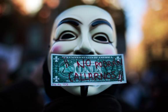Anonymous robará a los bancos para «donar el dinero»