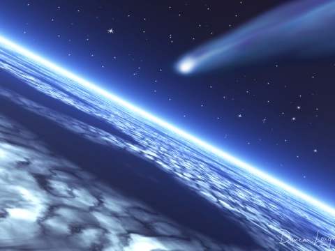 Un satélite captura en vídeo el paso del asteroide cerca de la Tierra