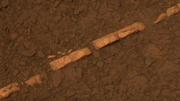 El rover Opportunity encuentra sedimentos de agua en Marte