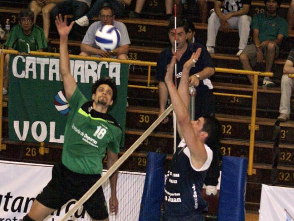Gran triunfo de Catamarca por 3 a 1 sobre UPCN Voley, el último campeón de la Liga