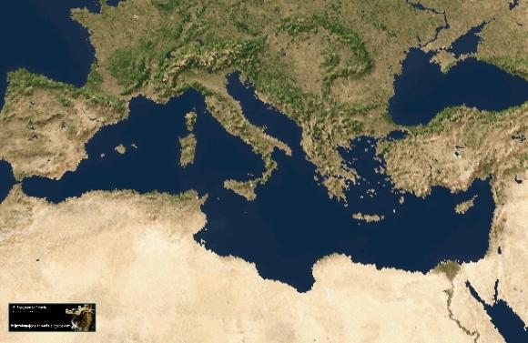 El Mediterráneo acumuló cerca del 10% de la sal del océano global hace unos seis millones de años