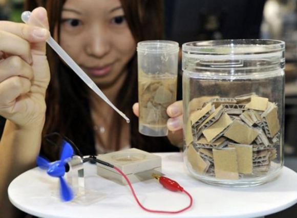 El cartón como fuente de energía.